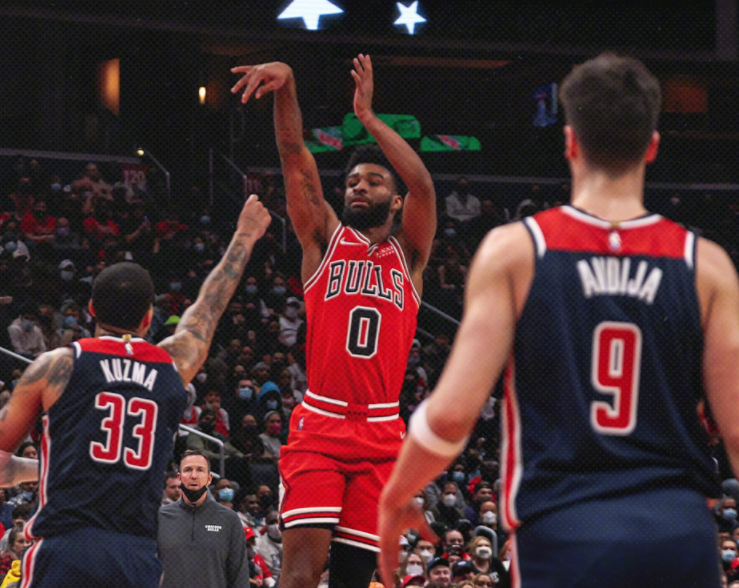  公牛拉文三分手感火热，单场命中八记远投